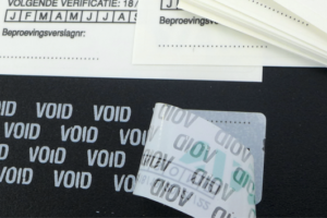Tamper VOID stickers